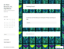 Tablet Screenshot of drmarcbronson.com